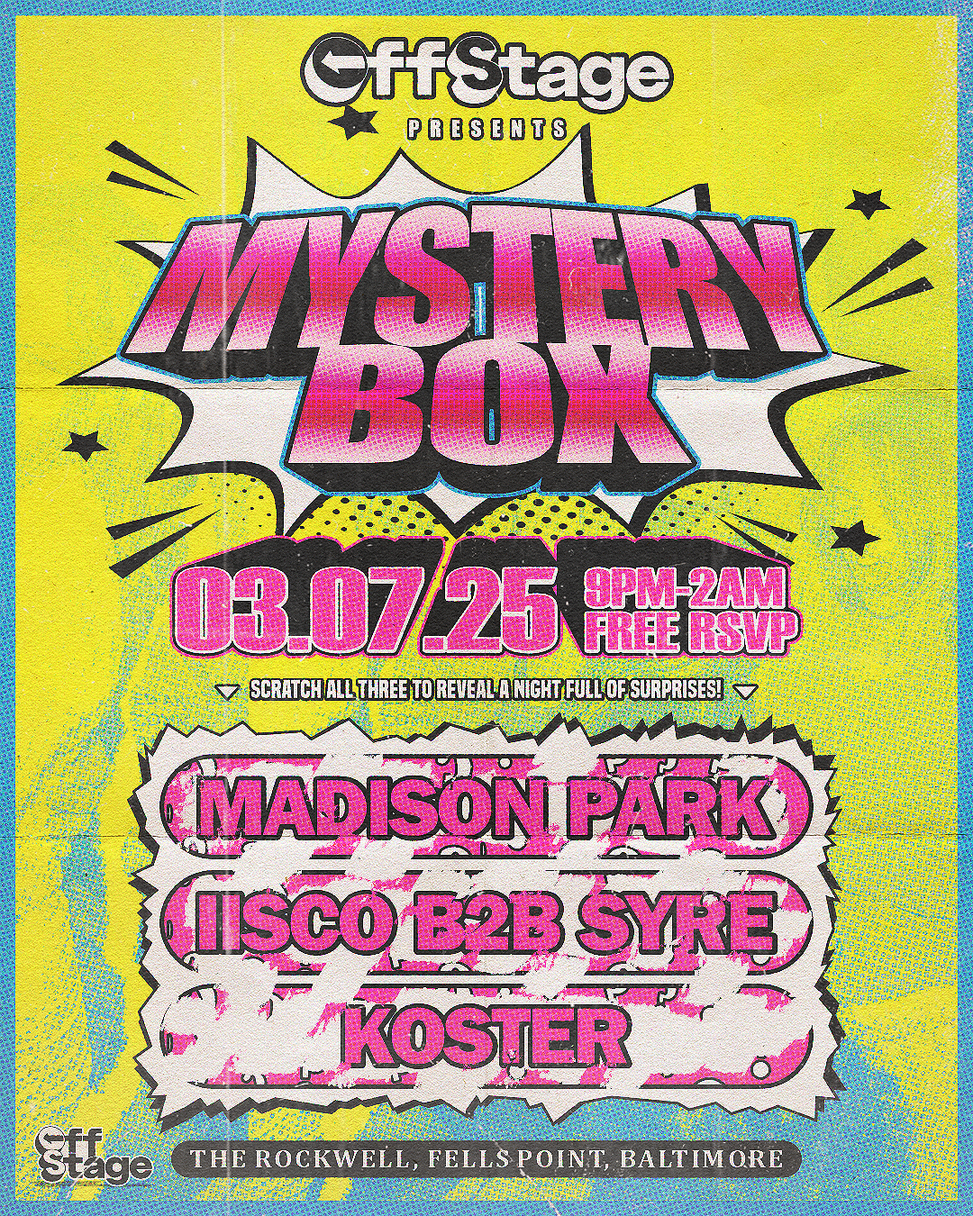 OFFSTAGE " MYSTERY BOX"