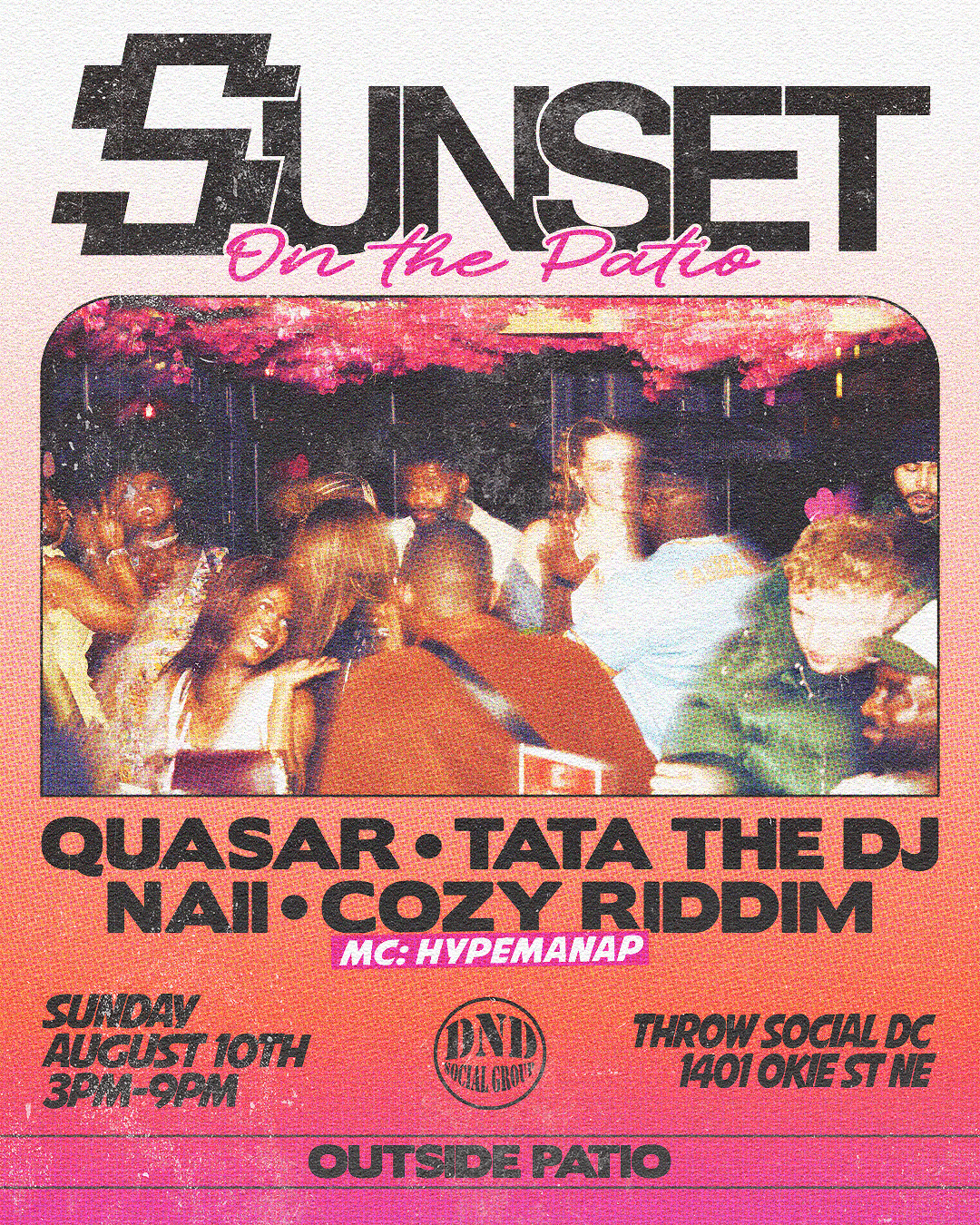 SUNSETZ ON THE PATIO BY DND